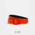 Coach Roller Buckle Cut-To-Size Reversible Belt, 38mm - Spice Orange - LushAgent
